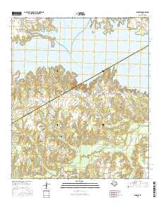 Winkler Texas Current topographic map, 1:24000 scale, 7.5 X 7.5 Minute, Year 2016