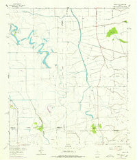 Winnie NW Texas Historical topographic map, 1:24000 scale, 7.5 X 7.5 Minute, Year 1962