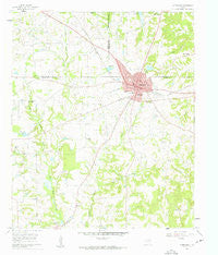 Winnsboro Texas Historical topographic map, 1:24000 scale, 7.5 X 7.5 Minute, Year 1960