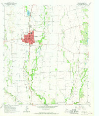 Winters Texas Historical topographic map, 1:24000 scale, 7.5 X 7.5 Minute, Year 1967