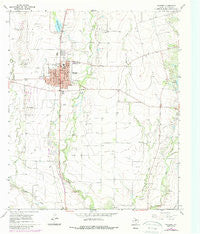 Winters Texas Historical topographic map, 1:24000 scale, 7.5 X 7.5 Minute, Year 1967