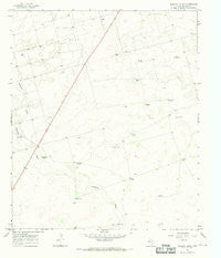 Wolcott Ranch Texas Historical topographic map, 1:24000 scale, 7.5 X 7.5 Minute, Year 1966
