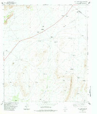Wolf Camp Hills Texas Historical topographic map, 1:24000 scale, 7.5 X 7.5 Minute, Year 1983