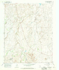 Wolf Mountain Texas Historical topographic map, 1:24000 scale, 7.5 X 7.5 Minute, Year 1966