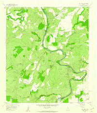 Wolf Ridge Texas Historical topographic map, 1:24000 scale, 7.5 X 7.5 Minute, Year 1959