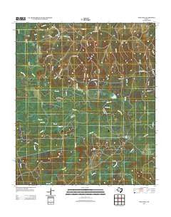 Wolf Hill Texas Historical topographic map, 1:24000 scale, 7.5 X 7.5 Minute, Year 2013