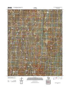 Wolf Mountain Texas Historical topographic map, 1:24000 scale, 7.5 X 7.5 Minute, Year 2012