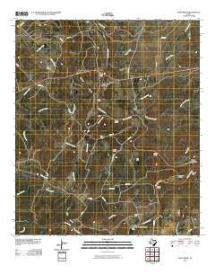 Wolf Ridge Texas Historical topographic map, 1:24000 scale, 7.5 X 7.5 Minute, Year 2010