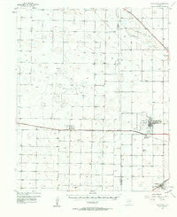 Wolfforth Texas Historical topographic map, 1:62500 scale, 15 X 15 Minute, Year 1957