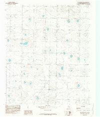 Wolfforth NW Texas Historical topographic map, 1:24000 scale, 7.5 X 7.5 Minute, Year 1985