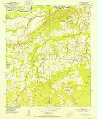 Woodland Texas Historical topographic map, 1:24000 scale, 7.5 X 7.5 Minute, Year 1951