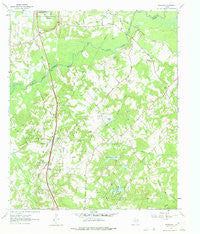 Woodlawn Texas Historical topographic map, 1:24000 scale, 7.5 X 7.5 Minute, Year 1962