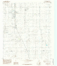 Woodrow Texas Historical topographic map, 1:24000 scale, 7.5 X 7.5 Minute, Year 1985