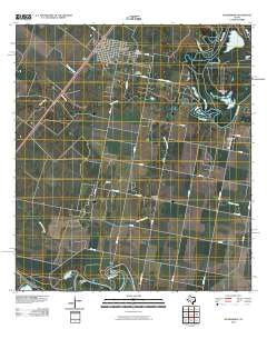 Woodsboro Texas Historical topographic map, 1:24000 scale, 7.5 X 7.5 Minute, Year 2010