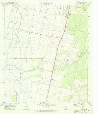 Worsham Texas Historical topographic map, 1:24000 scale, 7.5 X 7.5 Minute, Year 1971