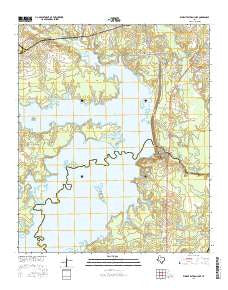 Wright Patman Lake Texas Current topographic map, 1:24000 scale, 7.5 X 7.5 Minute, Year 2016