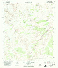 Y T Ranch Texas Historical topographic map, 1:24000 scale, 7.5 X 7.5 Minute, Year 1971