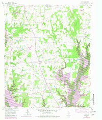 Yantis Texas Historical topographic map, 1:24000 scale, 7.5 X 7.5 Minute, Year 1959