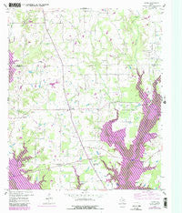 Yantis Texas Historical topographic map, 1:24000 scale, 7.5 X 7.5 Minute, Year 1959