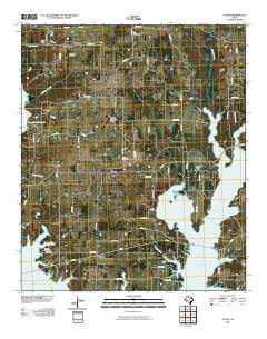 Yantis Texas Historical topographic map, 1:24000 scale, 7.5 X 7.5 Minute, Year 2010