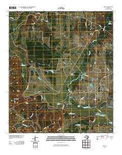 Yard Texas Historical topographic map, 1:24000 scale, 7.5 X 7.5 Minute, Year 2010