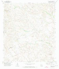 Yellow Hill Texas Historical topographic map, 1:24000 scale, 7.5 X 7.5 Minute, Year 1971