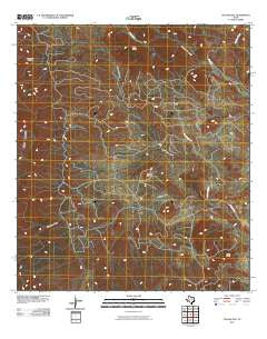 Yellow Hill Texas Historical topographic map, 1:24000 scale, 7.5 X 7.5 Minute, Year 2010