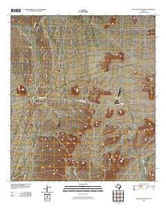 Yellow House Peak Texas Historical topographic map, 1:24000 scale, 7.5 X 7.5 Minute, Year 2010