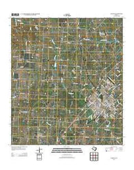 Yoakum Texas Historical topographic map, 1:24000 scale, 7.5 X 7.5 Minute, Year 2013