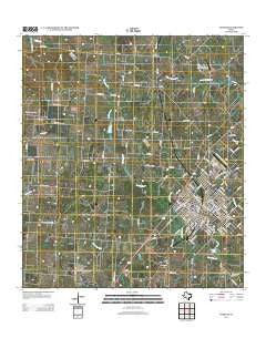 Yoakum Texas Historical topographic map, 1:24000 scale, 7.5 X 7.5 Minute, Year 2013