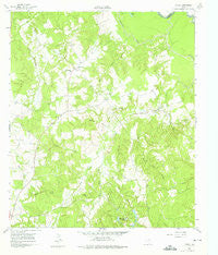 Young Texas Historical topographic map, 1:24000 scale, 7.5 X 7.5 Minute, Year 1961