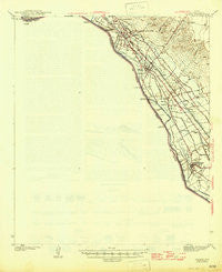 Ysleta Texas Historical topographic map, 1:62500 scale, 15 X 15 Minute, Year 1945