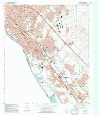Ysleta Texas Historical topographic map, 1:24000 scale, 7.5 X 7.5 Minute, Year 1994