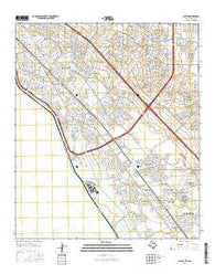 Ysleta Texas Current topographic map, 1:24000 scale, 7.5 X 7.5 Minute, Year 2016