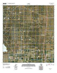 Yturria Texas Historical topographic map, 1:24000 scale, 7.5 X 7.5 Minute, Year 2010