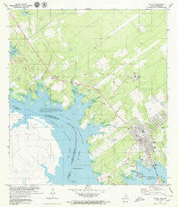 Zapata Texas Historical topographic map, 1:24000 scale, 7.5 X 7.5 Minute, Year 1979
