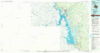 Zapata Texas Historical topographic map, 1:100000 scale, 30 X 60 Minute, Year 1985