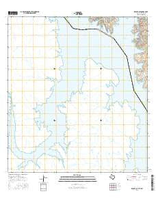 Zapata SE Texas Current topographic map, 1:24000 scale, 7.5 X 7.5 Minute, Year 2016