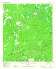 Zavalla Texas Historical topographic map, 1:62500 scale, 15 X 15 Minute, Year 1958