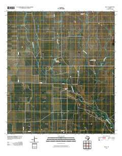 Zella Texas Historical topographic map, 1:24000 scale, 7.5 X 7.5 Minute, Year 2010