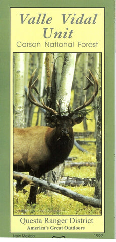 Buy map Carson National Forest: Questa Road - Valle Vidal