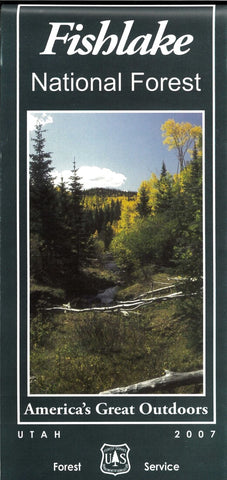 Buy map Fishlake National Forest