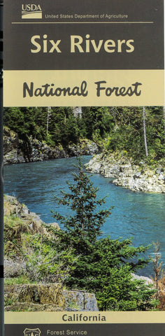 Buy map SIX RIVERS NATIONAL FOREST, CALIFORNIA