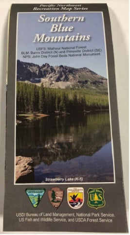 Buy map MALHEUR NF, SOUTHERN BLUE MOUNTAINS, OR