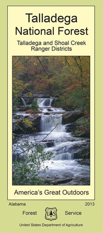 Buy map Talladega National Forest : Talladega and Shoal Creek Ranger Districts Map