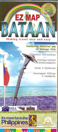 Buy map Bataan Tourist Map