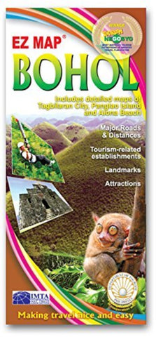 Buy map Bohol road map