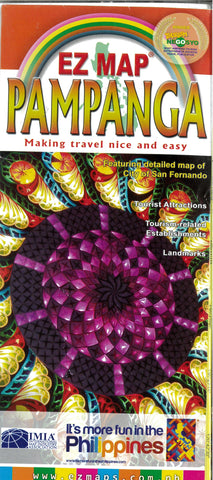Buy map Pampanga Tourist Map