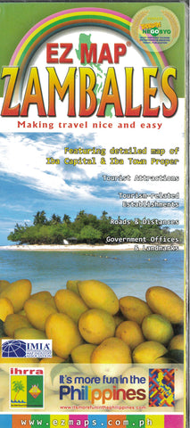 Buy map Zambales Tourist Map