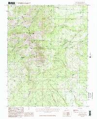 Abajo Peak Utah Historical topographic map, 1:24000 scale, 7.5 X 7.5 Minute, Year 1985